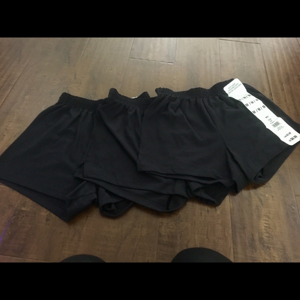 3 Pairs of Black Shorts NWT!